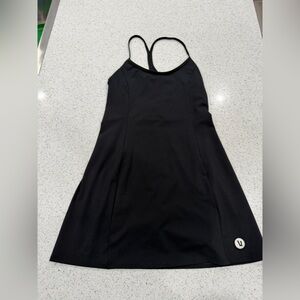 Vuori Black Strappy Dress